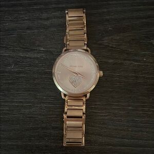 Michael Kors Rose Gold Heart Watch